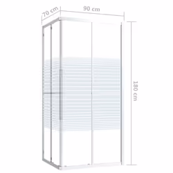 vidaXL Shower Cabin ESG Bathroom Shower Enclosure Cabinet Screen Cabin Cubicle - Additional view 8