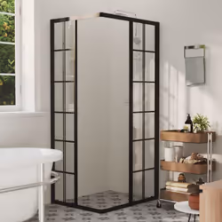 vidaXL Shower Cabin ESG Bathroom Shower Enclosure Cabinet Screen Cabin Cubicle
