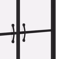 vidaXL Shower Door Half Frosted ESG (73-76)x190 cm Bathroom Cabinet Screen - Additional view 3