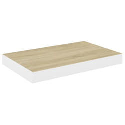 VidaXL 326570 shelve MDF, Metal Oak, White