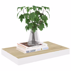 VidaXL 326570 shelve MDF, Metal Oak, White