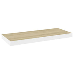 VidaXL 326576 shelve MDF, Metal Oak, White