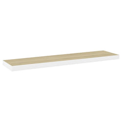 VidaXL 326582 shelve MDF, Metal Oak, White