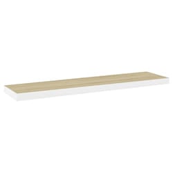 VidaXL 326585 shelve MDF, Metal Oak, White
