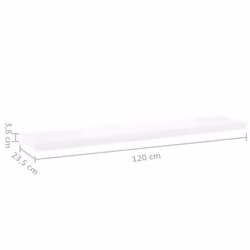 VidaXL 326585 shelve MDF, Metal Oak, White - Additional view 7