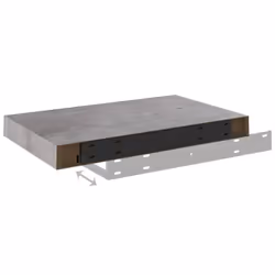 vidaXL 4x Floating Wall Shelves Concrete Grey MDF Bookcase Wall Board CD Rack - Additional view 7