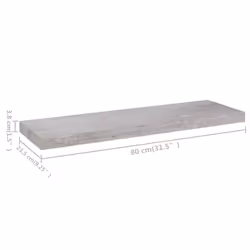 VidaXL 326600 shelve MDF, Metal Grey - Additional view 7