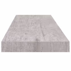 vidaXL 2x Floating Wall Shelves Concrete Grey MDF Wall Ledge Hanging Shelf - Additional view 5