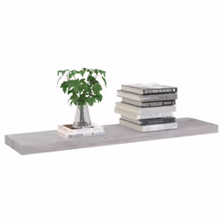 VidaXL 326603 shelve MDF, Metal Grey