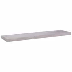 vidaXL 2x Floating Wall Shelves Concrete Grey MDF Wall Ledge Hanging Shelf