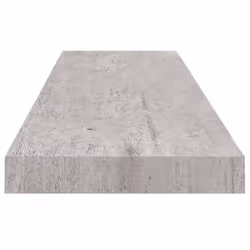 vidaXL 2x Floating Wall Shelves Concrete Grey MDF Wall Ledge Hanging Shelf - Additional view 4
