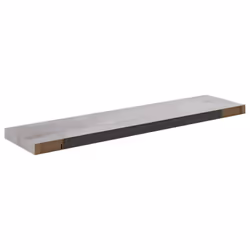 vidaXL 2x Floating Wall Shelves Concrete Grey MDF Wall Ledge Hanging Shelf - Additional view 5