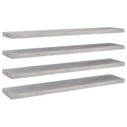 VidaXL 326608 shelve MDF, Metal Grey