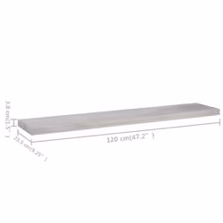 VidaXL 326608 shelve MDF, Metal Grey - Additional view 8
