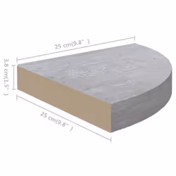 VidaXL 326633 shelve MDF, Metal Grey - Additional view 7
