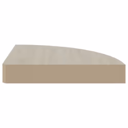 vidaXL 2x Wall Corner Shelves Oak and White MDF Hanging Wall Display Shelf - Additional view 5
