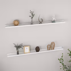 VidaXL 326652, MDF, White, 1150 mm, 90 mm, 30 mm, 2 pc(s)