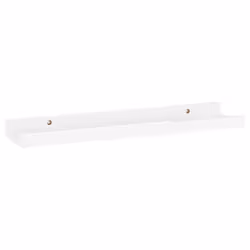 vidaXL 4x Wall Shelves High Gloss White 40x9x3 cm Hanging Display Racks Home - Additional view 4