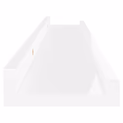 vidaXL 4x Wall Shelves High Gloss White 60x9x3 cm Hanging Display Racks Home - Additional view 7