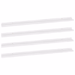 VidaXL 326657, MDF, White, 1150 mm, 90 mm, 30 mm, 4 pc(s)