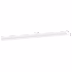 vidaXL 2x Wall Shelves White 115x9x3 cm Hanging Display Racks Furniture Home - Additional view 9