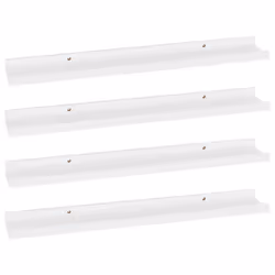 VidaXL 326661, MDF, White, 600 mm, 90 mm, 30 mm, 4 pc(s)