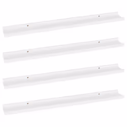VidaXL 326663, MDF, White, 1000 mm, 90 mm, 30 mm, 4 pc(s)