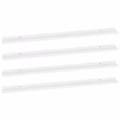 VidaXL 326664, MDF, White, 1150 mm, 90 mm, 30 mm, 4 pc(s)