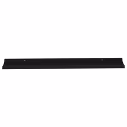vidaXL 2x Wall Shelves Black 100x9x3 cm Hanging Display Racks Furniture Home - Additional view 5