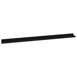 vidaXL 2x Wall Shelves Black 115x9x3 cm Hanging Display Racks Furniture Home - Additional view 4