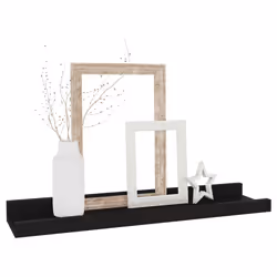 VidaXL 326667 shelve MDF Black - Additional view 3