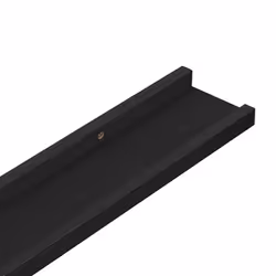 vidaXL 4x Wall Shelves Black 100x9x3 cm Hanging Display Racks Furniture Home - Additional view 7