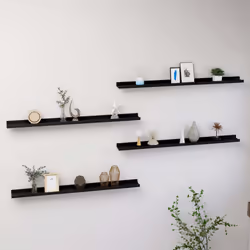 VidaXL 326671 shelve MDF Black