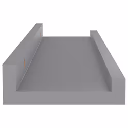 vidaXL 4x Wall Shelves Grey 40x9x3 cm Hanging Display Racks Furniture Home - Additional view 6