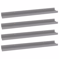 VidaXL 326675, MDF, Grey, 600 mm, 90 mm, 30 mm, 4 pc(s)