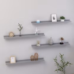 VidaXL 326677 shelve MDF Grey