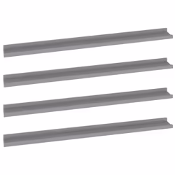 VidaXL 326678, MDF, Grey, 1150 mm, 90 mm, 30 mm, 4 pc(s)