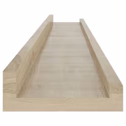 vidaXL 2x Wall Shelves Sonoma Oak 80x9x3 cm Hanging Display Racks Furniture - Additional view 7