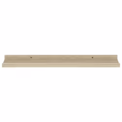 vidaXL 4x Wall Shelves Sonoma Oak 60x9x3 cm Hanging Display Racks Furniture - Additional view 3