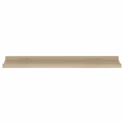 vidaXL 4x Wall Shelves Sonoma Oak 80x9x3 cm Hanging Display Racks Furniture - Additional view 5