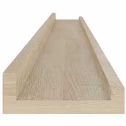 vidaXL 4x Wall Shelves Sonoma Oak 100x9x3 cm Hanging Display Racks Furniture - Additional view 7