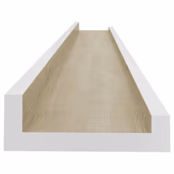 vidaXL 2x Wall Shelves White and Sonoma Oak 80x9x3 cm Hanging Display Racks - Additional view 5