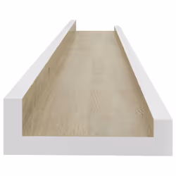 vidaXL 4x Wall Shelves White and Sonoma Oak 60x9x3 cm Hanging Display Racks - Additional view 5