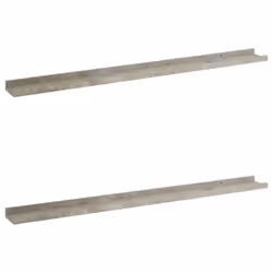 VidaXL 326702, MDF, Grey, 1000 mm, 90 mm, 30 mm, 2 pc(s)