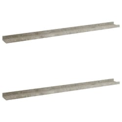 VidaXL 326702 shelve MDF Grey