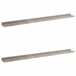 VidaXL 326703, MDF, Grey, 1150 mm, 90 mm, 30 mm, 2 pc(s)