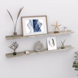 VidaXL 326703 shelve MDF Grey