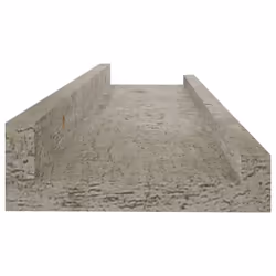 vidaXL 4x Wall Shelves Concrete Grey 40x9x3 cm Hanging Display Racks Home - Additional view 5