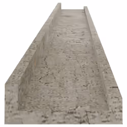 vidaXL 4x Wall Shelves Concrete Grey 100x9x3 cm Hanging Display Racks Home - Additional view 5