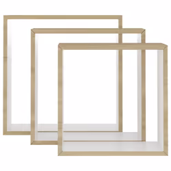 vidaXL 3x Wall Cube Shelves White and Sonoma Oak Bookcase Storage Furniture - Additional view 3